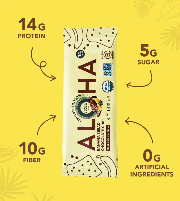 Banana Bread Chocolate Chip Protein Bars 12-count