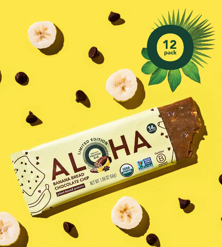 Banana Bread Chocolate Chip Protein Bars 12-count