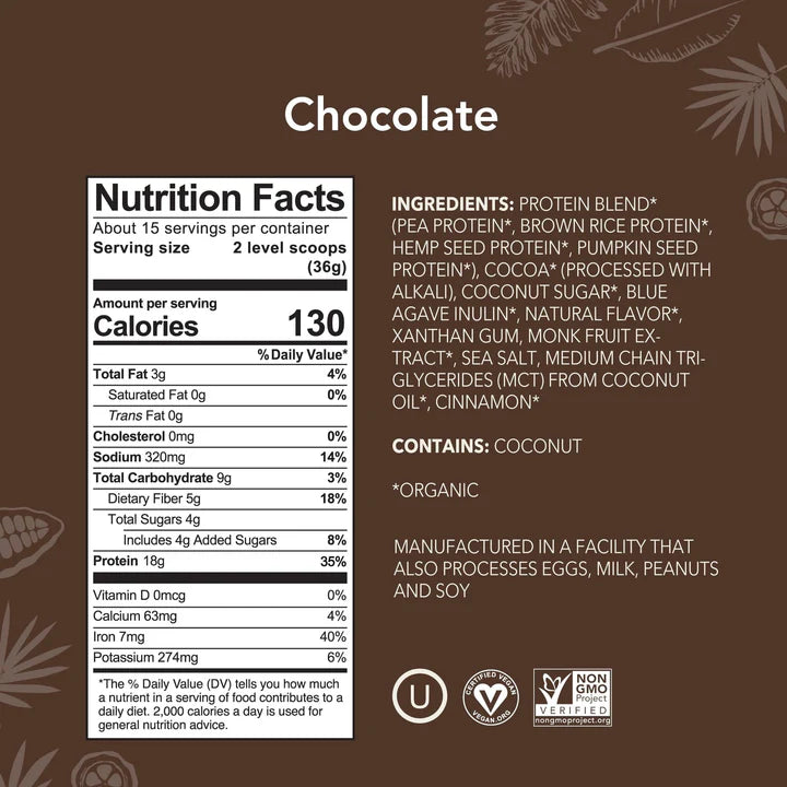 Chocolate Protein Powder 15-servings