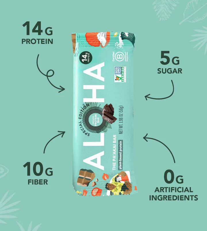 The Pa'akai Bar Protein Bars 6-count