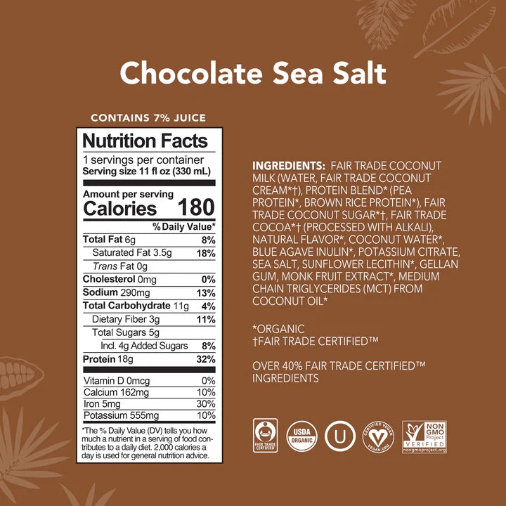 Chocolate Sea Salt Protein Drinks 12-count
