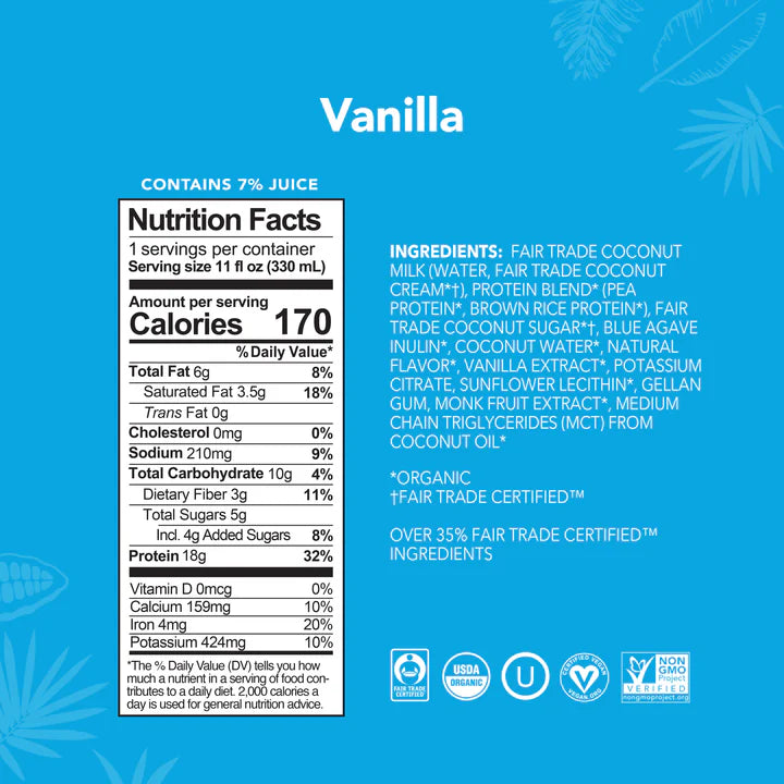 Vanilla Protein Drinks 12-count